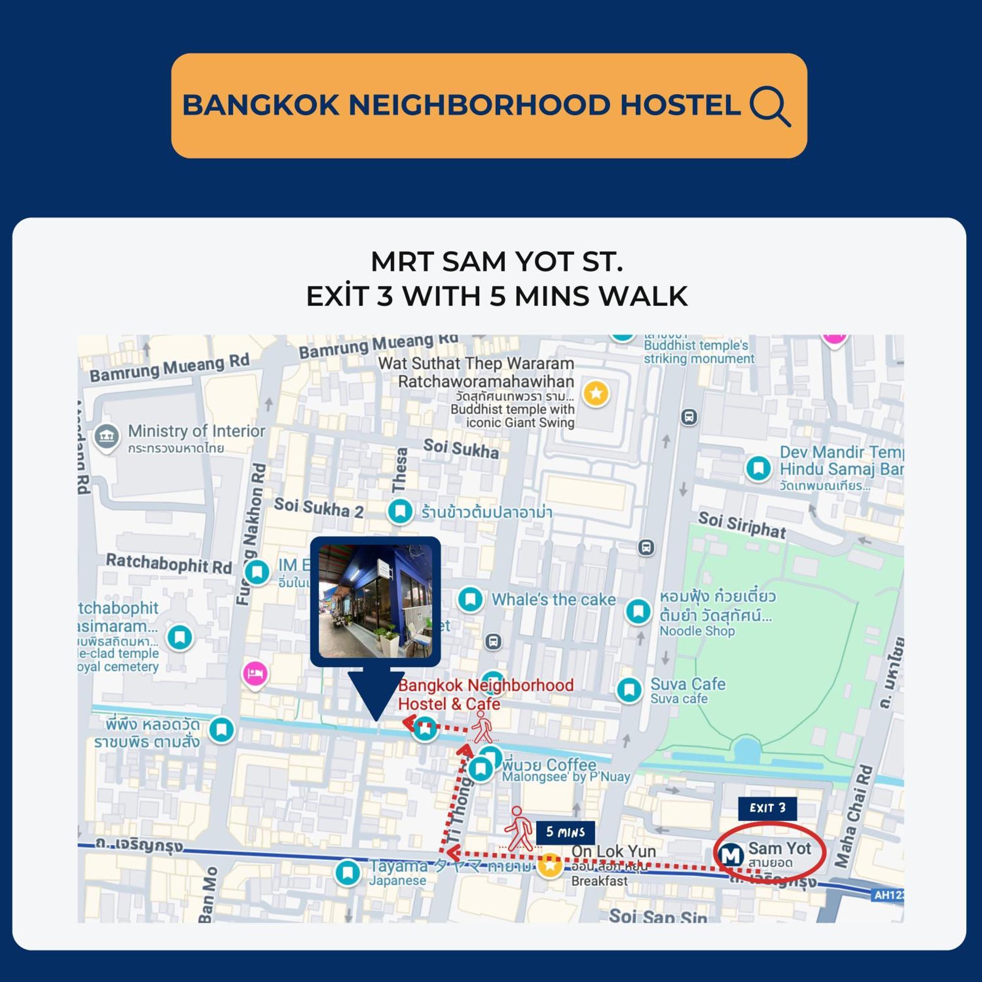 Bangkok Neighborhood Hostel Extérieur photo